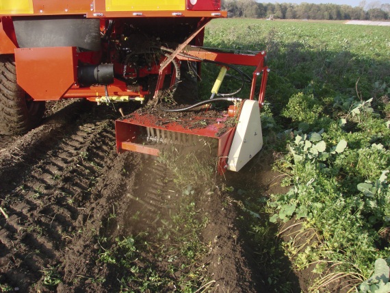 cosechadora de patatas